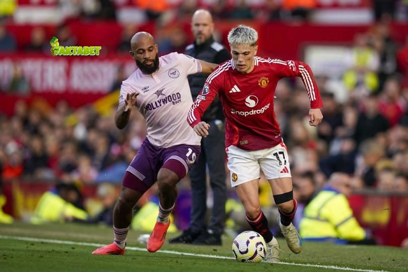 Duel Bryan Mbeumo dan Alejandro Garnacho dalam Manchester United